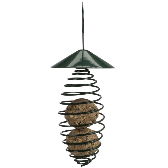 Meisenknödelhalter Spirale mit Dach