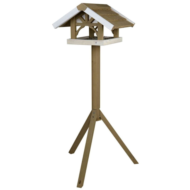 Stehendes Vogelfutterhaus