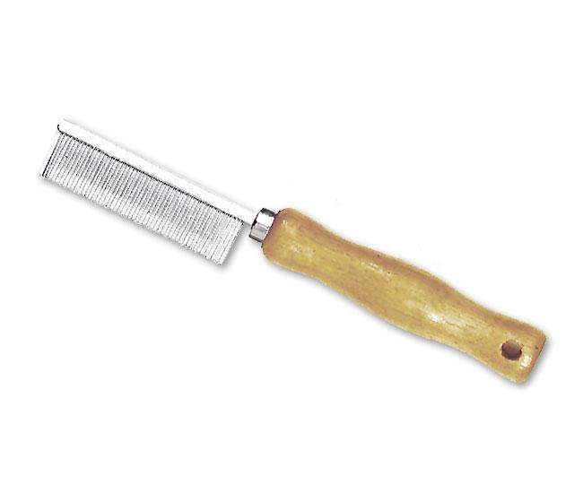 Staubkamm mit Holzgriff & sehr feiner Zahnung