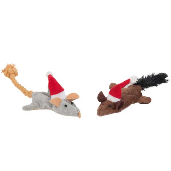 Karlie Flamingo Weihnachtspielzeug Knistermaus