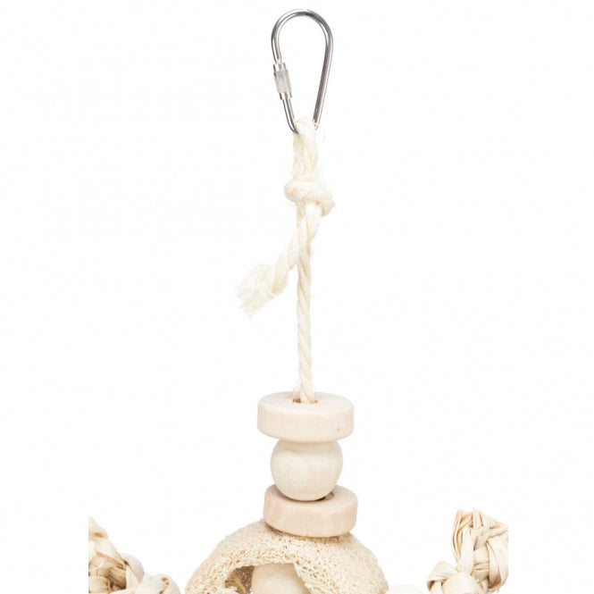 Naturspielzeug mit Bananenblättern, Holz & Luffa