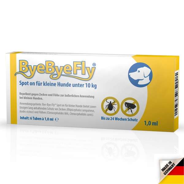 ByeByeFly® Spot - on für kleine Hunde unter 10Kg