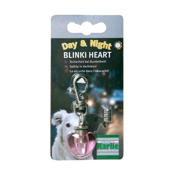 Karlie Sicherheitsblinker Blinky Heart herzförmig für Katzen