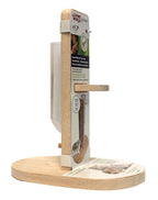 Living World Green Kombiständer für Flasche + Knabberstange