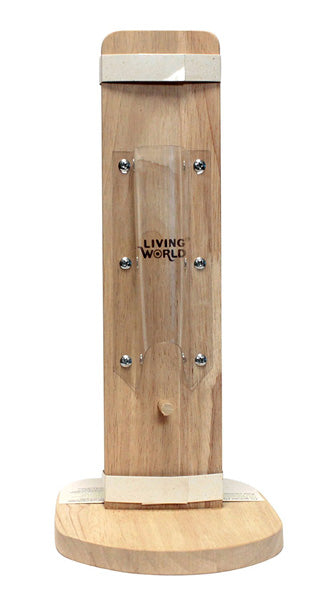 Living World Green Kombiständer für Flasche + Knabberstange