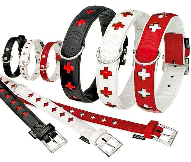Karlie ART Kunstleder Halsband CROSS