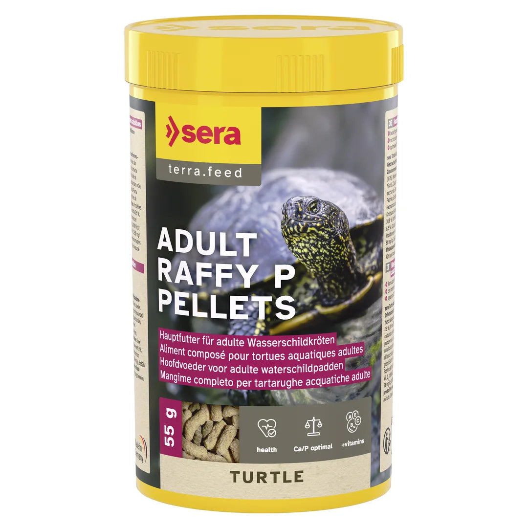 Sera Adult Raffy P Pellets Turtle für Schildkröten 250ml