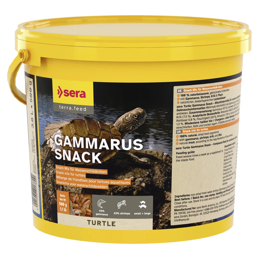 sera gammarus snack futter für reptilien 3800ml