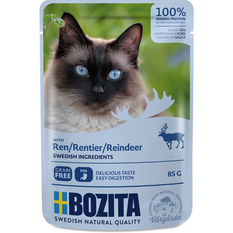 Bozita Pouch Häppchen in Soße mit Rentier