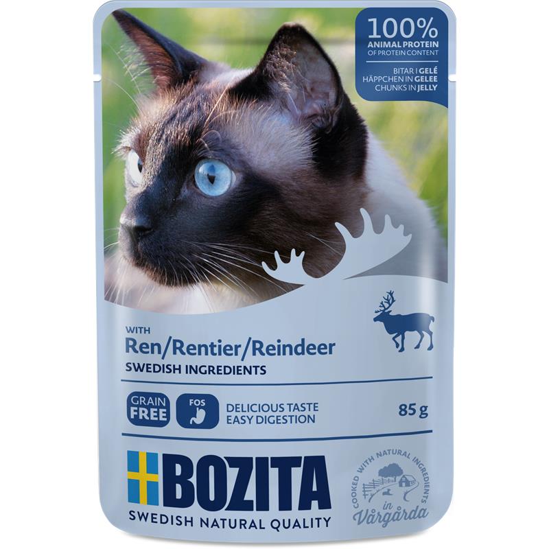 Bozita Pouch Häppchen in Gelee mit Rentier