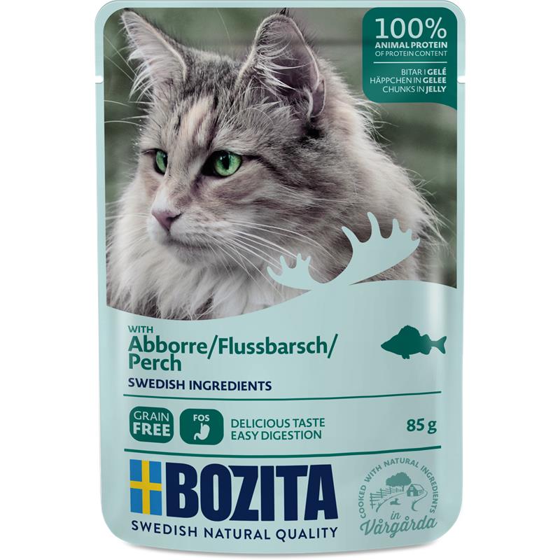 Bozita Pouch Häppchen in Gelee mit Flussbarsch