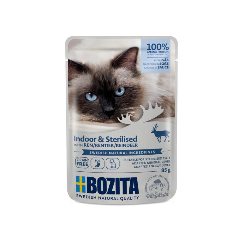 Bozita Cat PB Indoor & Sterilised Häppchen in Soße Rentier