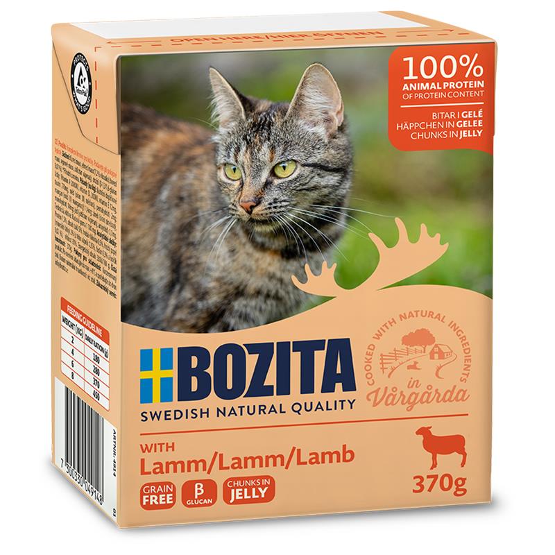 Bozita Cat Tetra Recard Häppchen in Gelee Lamm