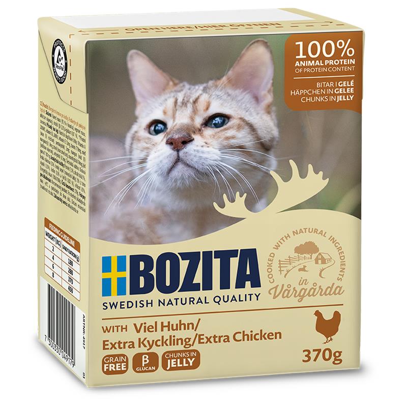 Bozita Cat Tetra Recard Häppchen in Gelee mit viel Huhn
