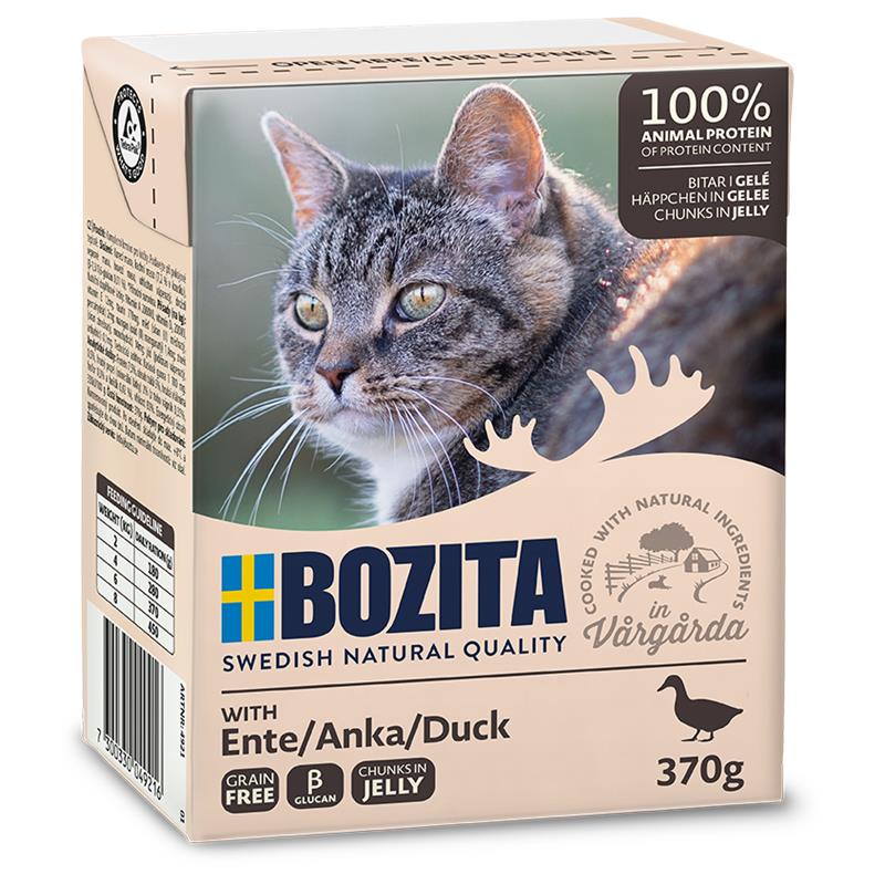 Bozita Cat Tetra Recard Häppchen in Gelee Ente