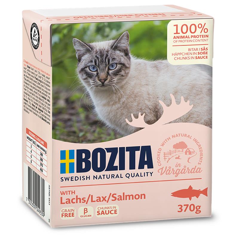 Bozita Cat Tetra Recard Häppchen in Soße Lachs