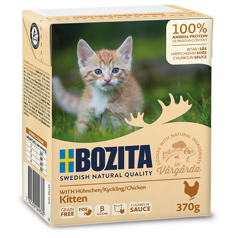 Bozita Cat Tetra Recard in Soße für Kitten
