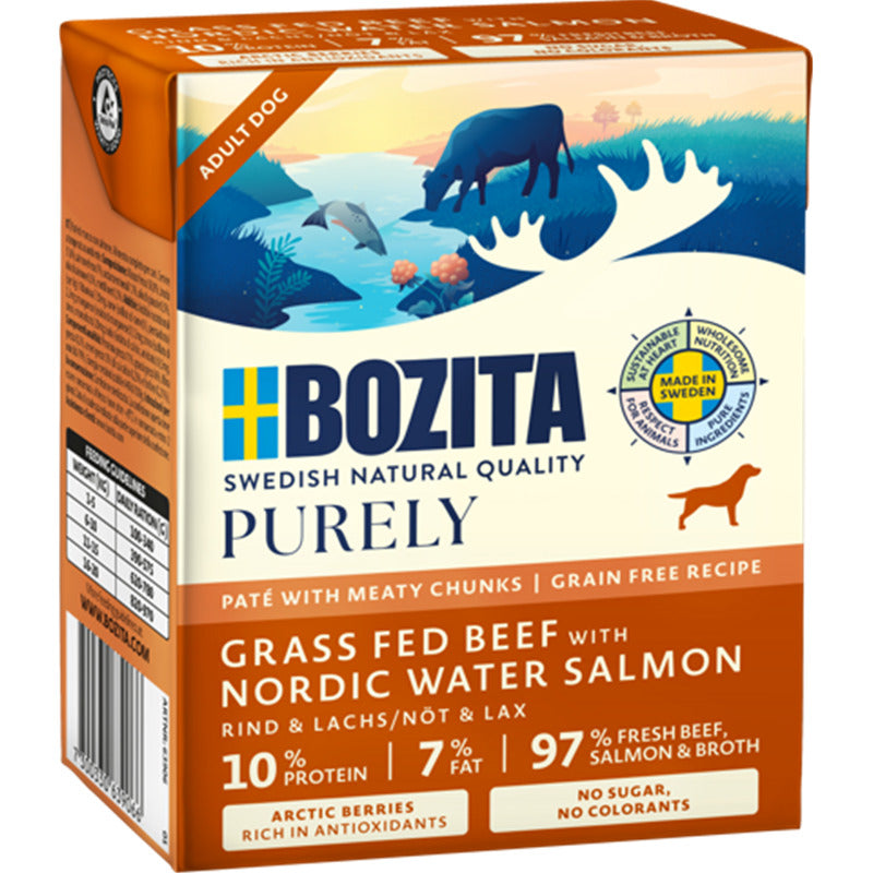 Bozita Dog Tetra Purely Pate + Rind & Lachs