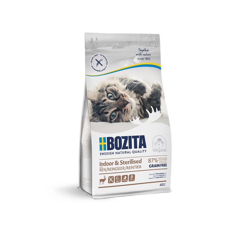 Bozita Indoor & Sterilised getreidefrei Rentier