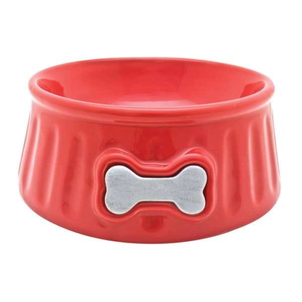 DOGIT Keramiknapf mit Knochendesign