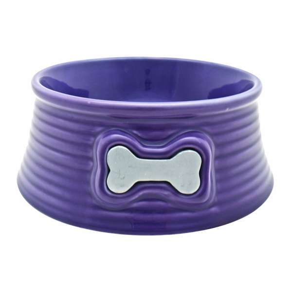 DOGIT Keramiknapf mit Knochendesign