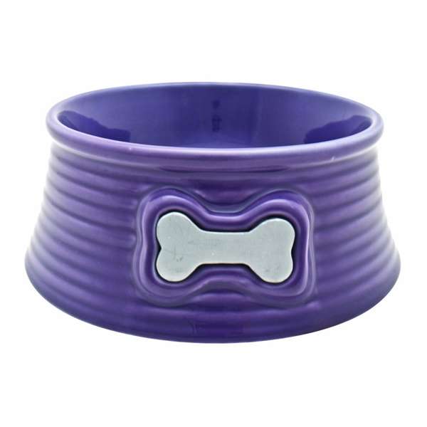 DOGIT Keramiknapf mit Knochendesign