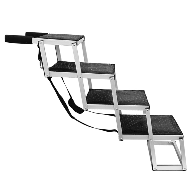 Aluminium Falttreppe 4-stufig