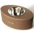 Designernapf Leder Oval