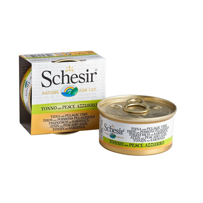 Schesir in Brühe Thunfisch & Sardinen