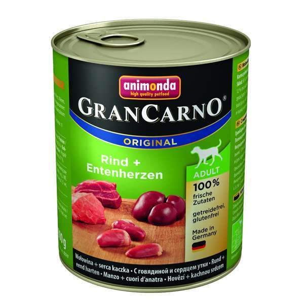 GranCarno Adult Rind & Entenherzen