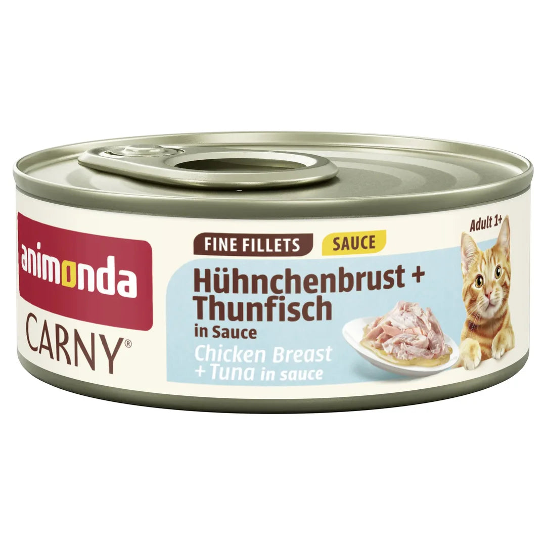 Carny Fine Fillets Hühnchenbrust & Thunfisch 60g in Sauce