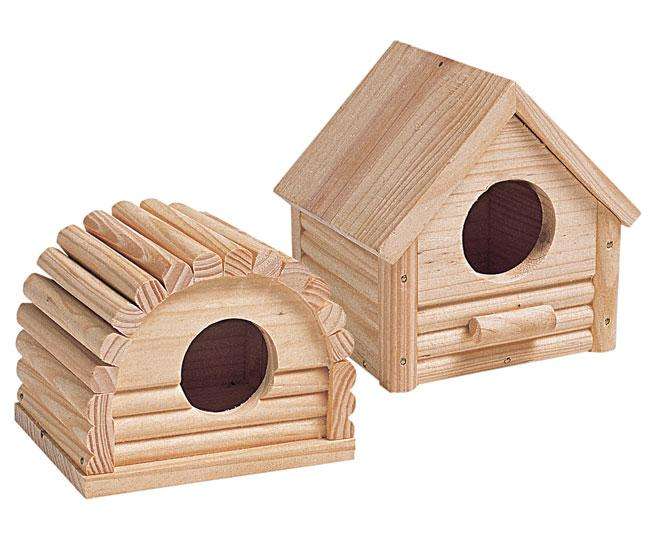Holzhaus mit Spitzdach aus Echtholz