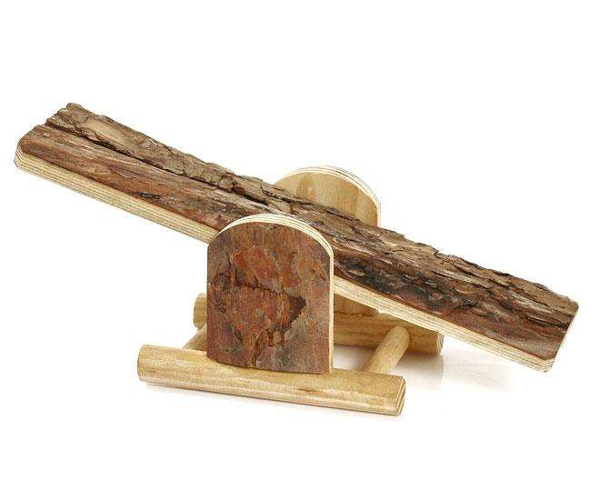 Wippe aus Naturholz