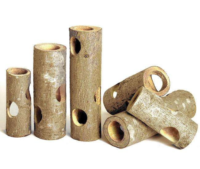 Hamstertunnel aus Holz