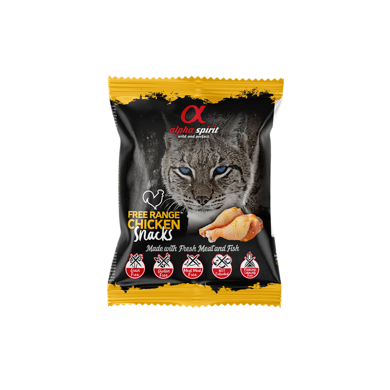 Alpha Spirit Cat Snacks Bag Freiland - Huhn