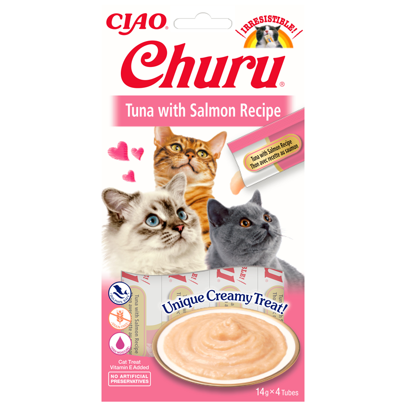 Inaba Churu Cat Püree Thunfisch & Lachs