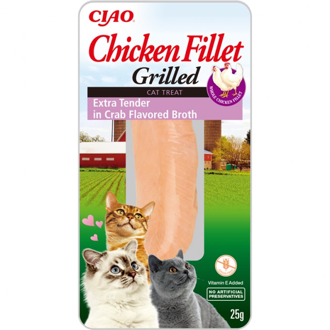 Inaba Cat Hühnchenfilet mit zarter Krabbe