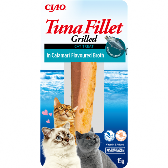 Inaba Cat Thunfischfilet mit Tintenfisch
