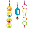 Spiel Set für Vögel – Ballkette + Laterne + Ringkette