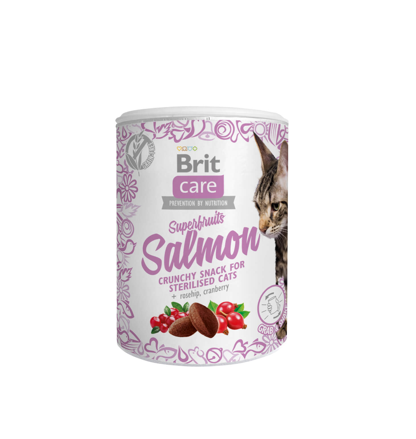 Brit Care Cat Snack Superfruits - Salmon