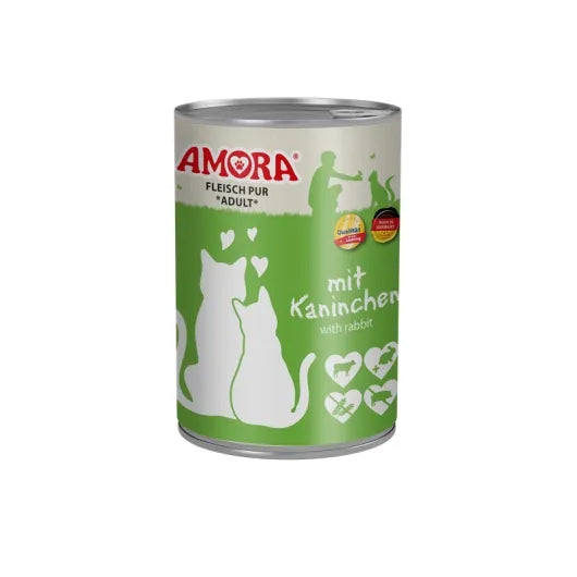 Amora Cat Dose Fleisch Pur mit Kaninchen