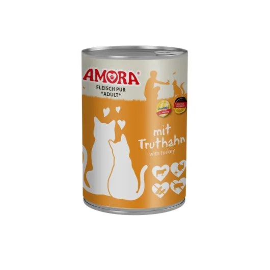 Amora Cat Dose Fleisch Pur mit Truthahn