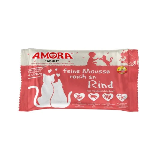 Amora Cat PB feine Mousse reich an Rind