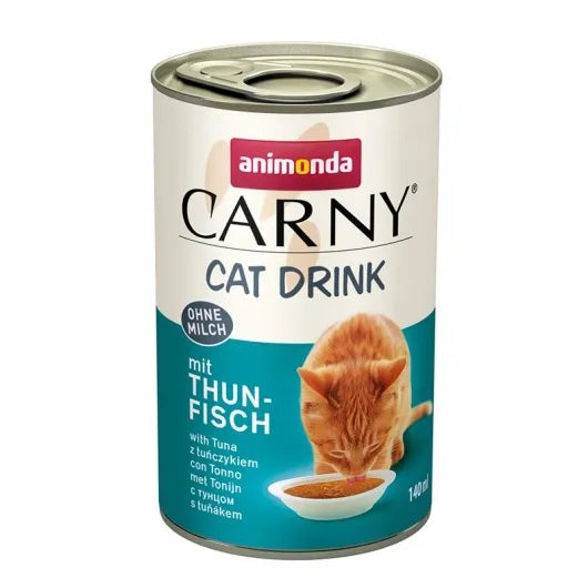 Aromatisches Katzengetränk mit feinem Thunfisch zur Unterstützung der täglichen Flüssigkeitsaufnahme, erhältlich in praktischen Portionsbeuteln für frischen Genuss zwischendurch.