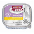 Getreidefreie Diabetes-Diätnahrung mit aromatischer Hühnchenleber zur Unterstützung einer kontrollierten Glucoseversorgung bei Katzen mit Diabetes mellitus.