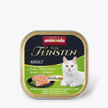 Cremige Pastete mit zarter Hühnchenbrust, feiner Paprika und aromatischem Kern für abwechslungsreichen Genuss und anspruchsvolle Katzen.