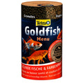 Das Tetra Goldfisch Menü ist ein Alleinfuttermittel speziell für Goldfische und andere Kaltwasserfische im Aquarium.