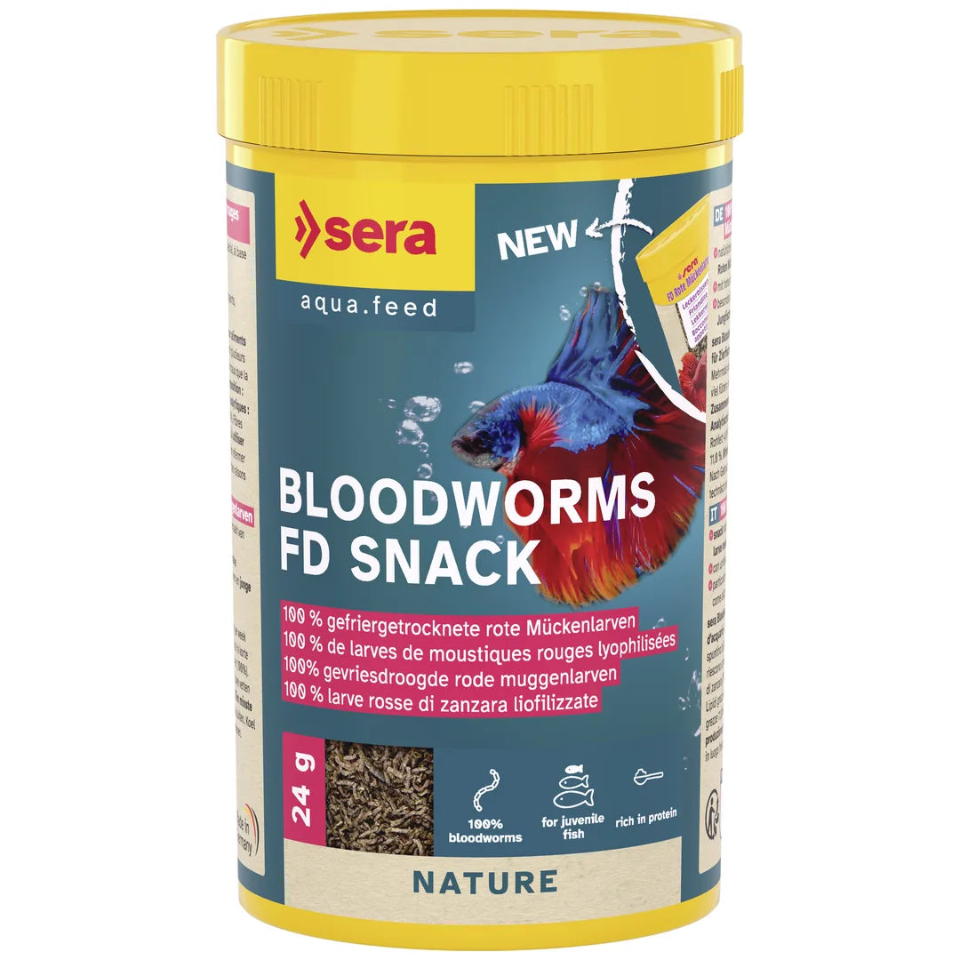 Sera_Rote_Mückenlarven_FD_Snack_Bloodworms_250ml