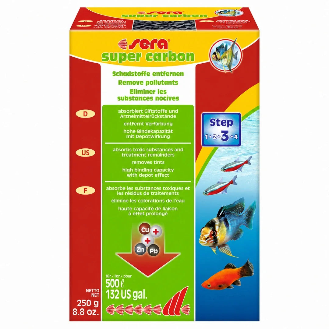 Sera_super_carbon_Aktivkohle_250g