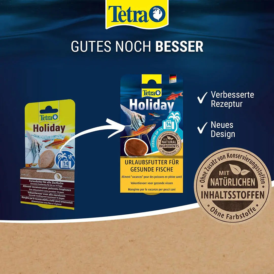 TetraMin Holiday ist eine Spezialnahrung für Zierfische